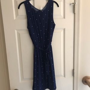 Navy blue tank top style sundress